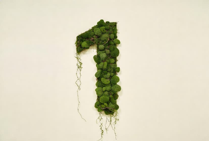 Цифра 1 из мха — первый шаг: пройти тест на выгорание